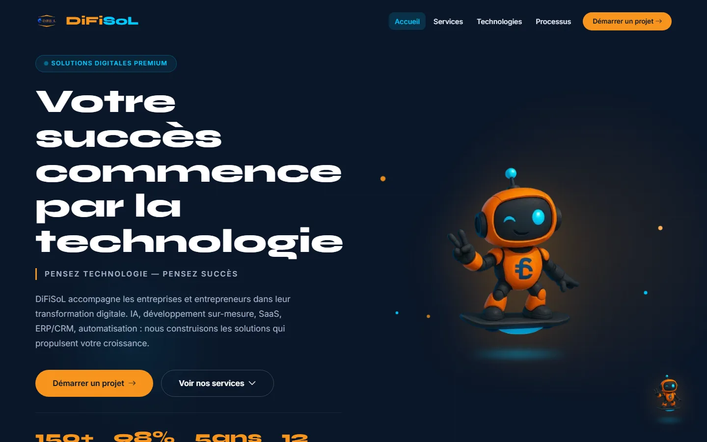 Site Web -Entreprise Digitale — aperçu 2