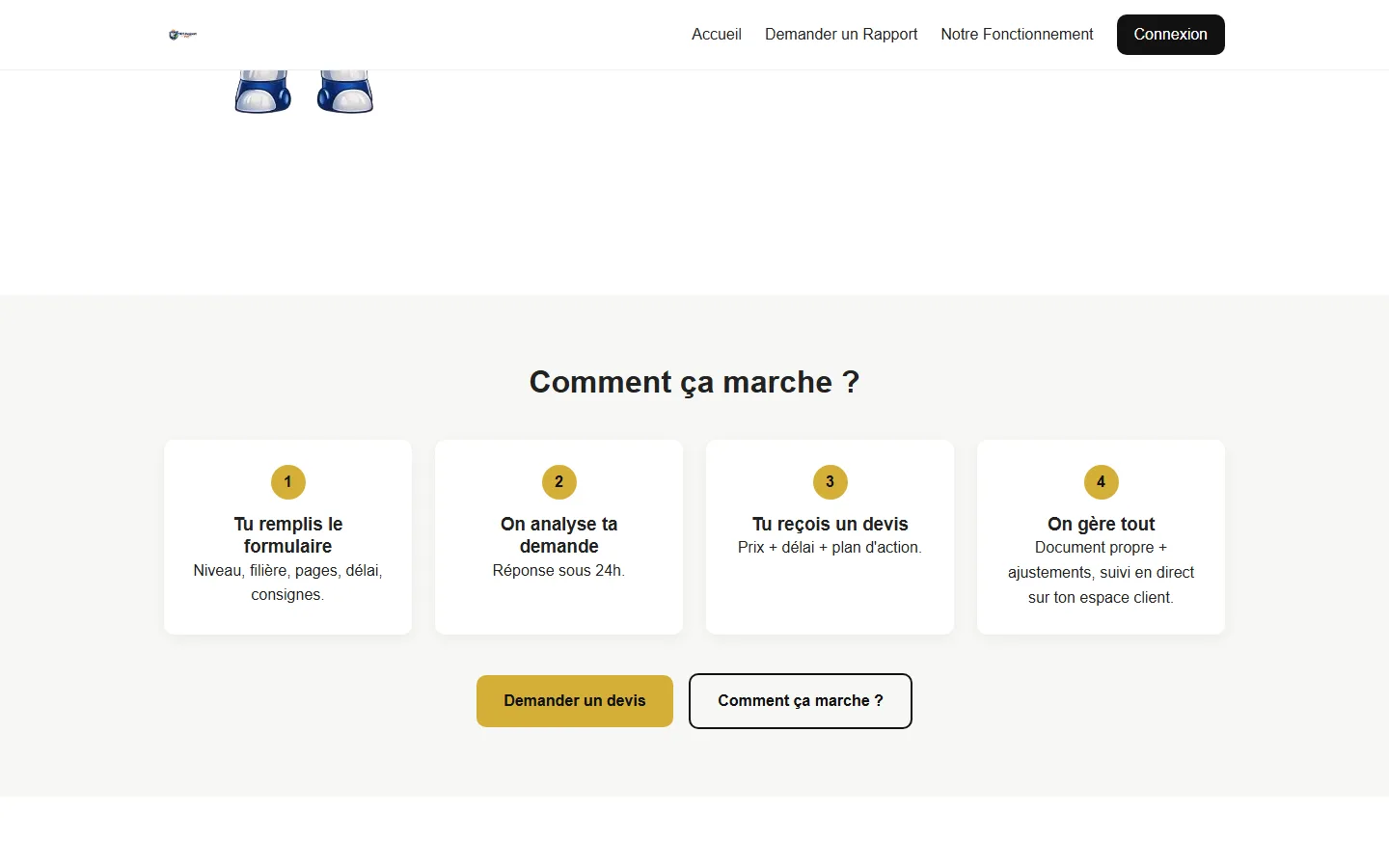 Site-Prestation de Services — aperçu 3