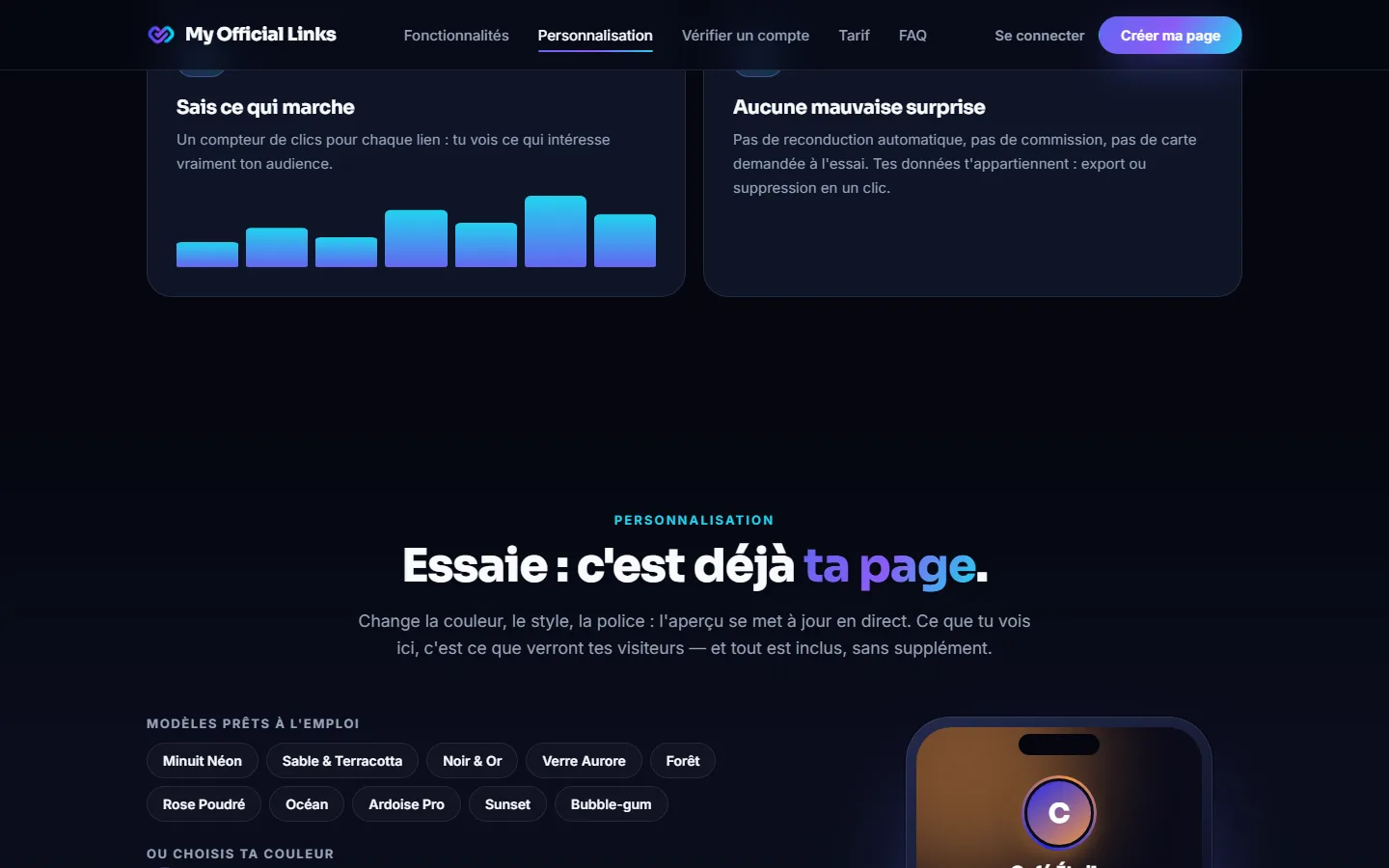 My official links — aperçu 2