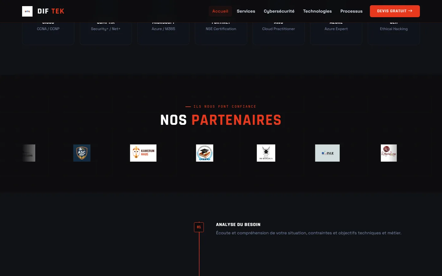 Site Web-Entreprise Tech — aperçu 4
