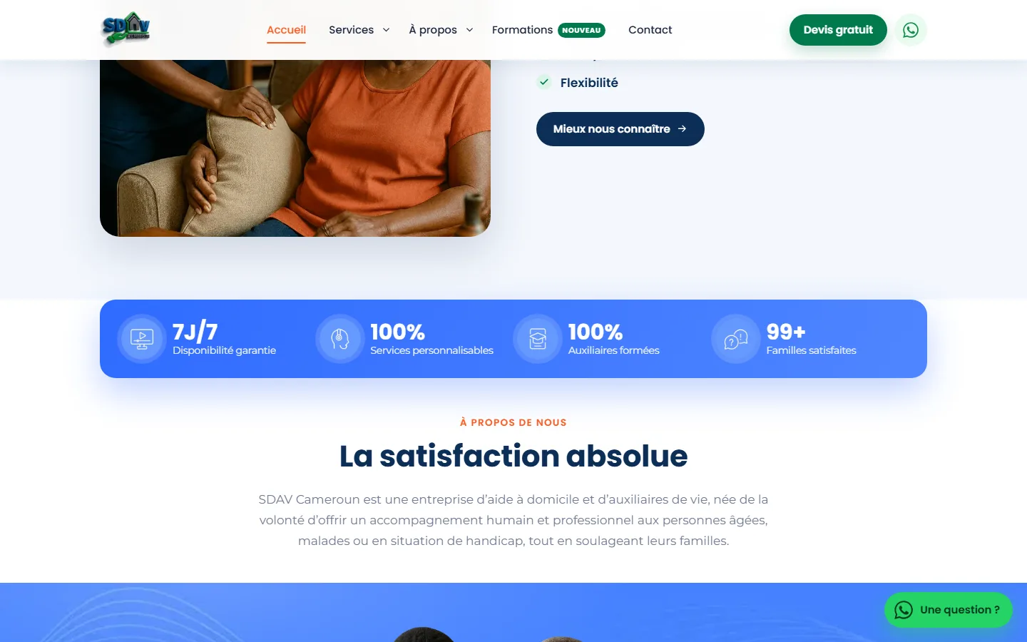 Site Wordpress- SDAV-Cameroun — aperçu 3